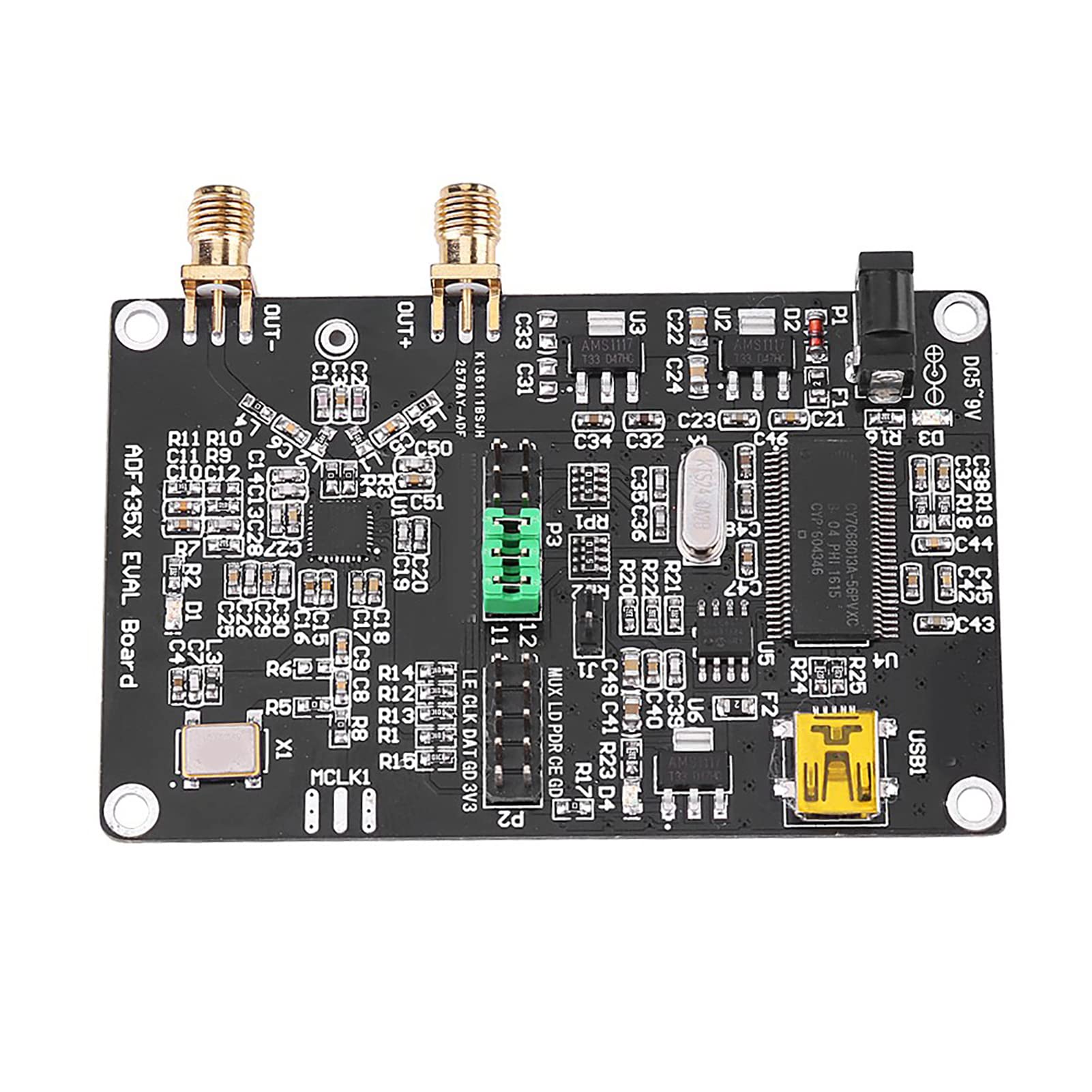 Scheda di Sviluppo Sintetizzatore di Frequenza con Sorgente Segnale ADF4351 per Scansione Frequenza Puntuale e Salto, Controllato Dal Software per Computer Superiore, Appassionati Elettronica