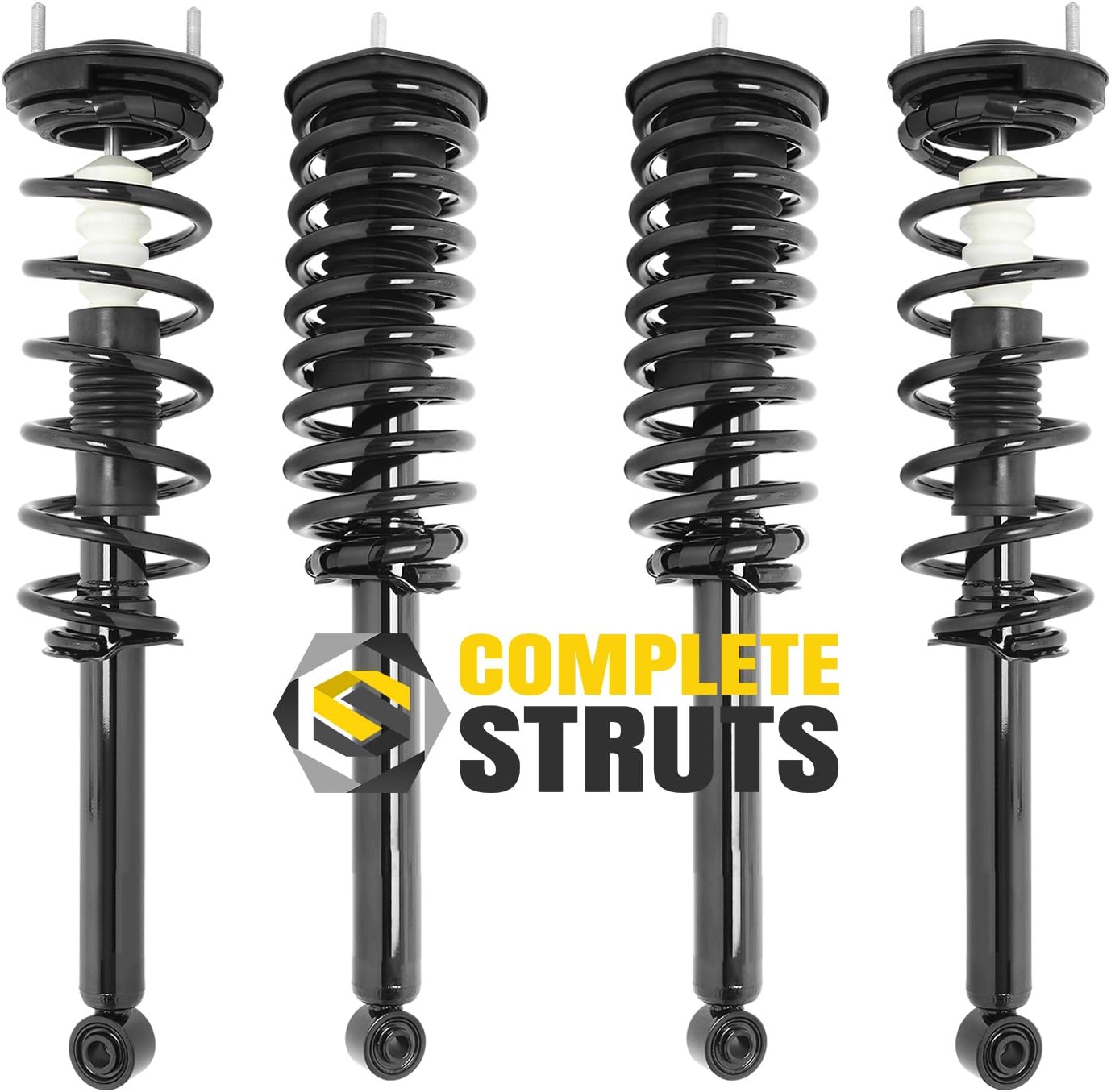 Front & Rear Quick Complete Struts Assembly with Coil