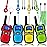 Wishouse Walkie Talkies for Kids Rechargeable Long Range, Xmas Birthday Gift for Boys Girls 4 5 6 7 8 9 10 Year Old, Hiking Camping Gear Games Toys Ideas with Flashlight, VOX, Easy to Use, 4 Pack