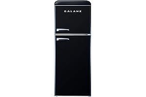 Galanz Retro Compact Refrigerator with Freezer: Your Stylish Storage Solution
