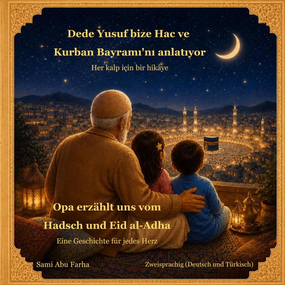 Opa erzählt uns vom Hadsch und Eid al-Adha: Eine Geschichte für jedes Herz – Zweisprachig Deutsch und Türkisch