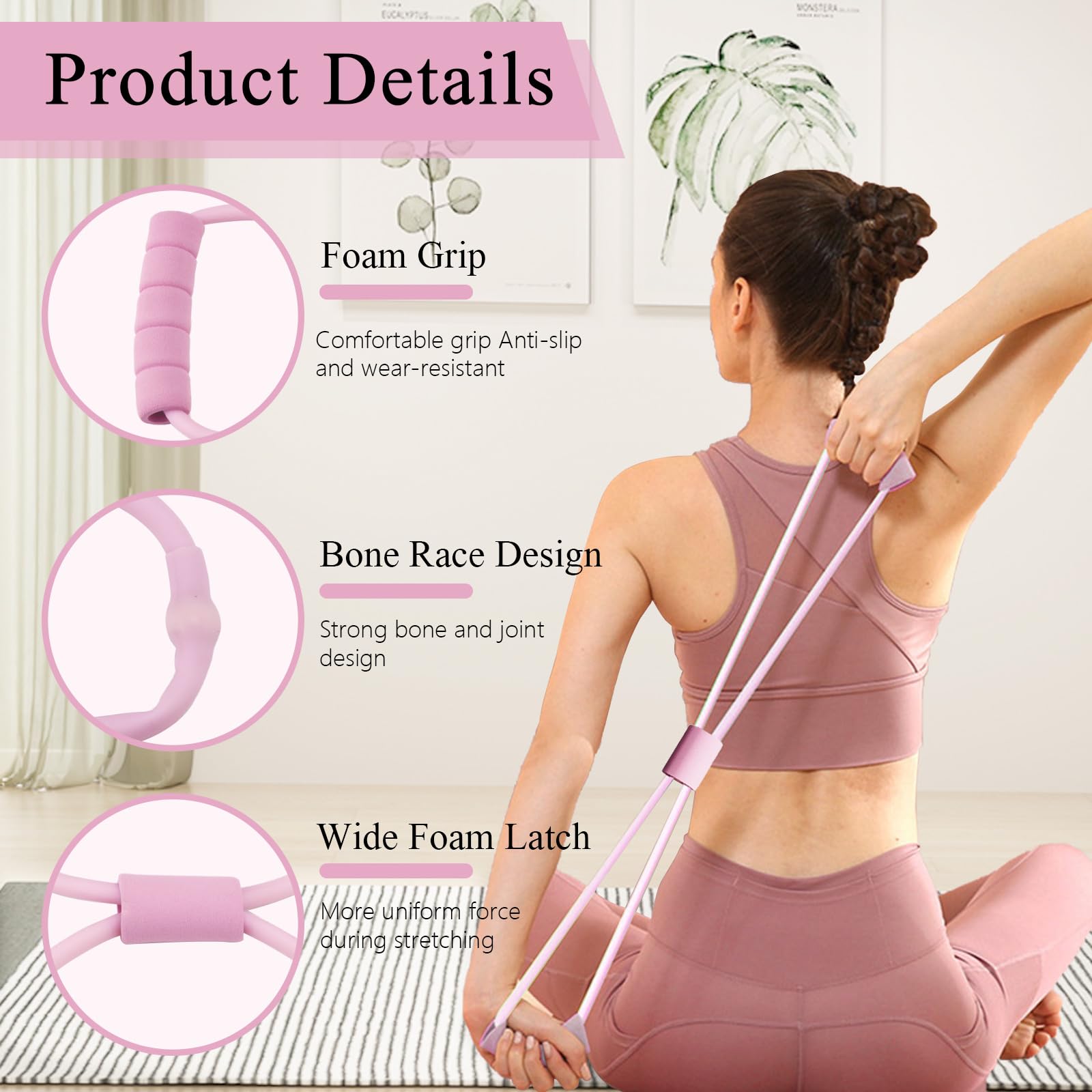 Figure 8 Resistance Bands - Workout & Stretch -3