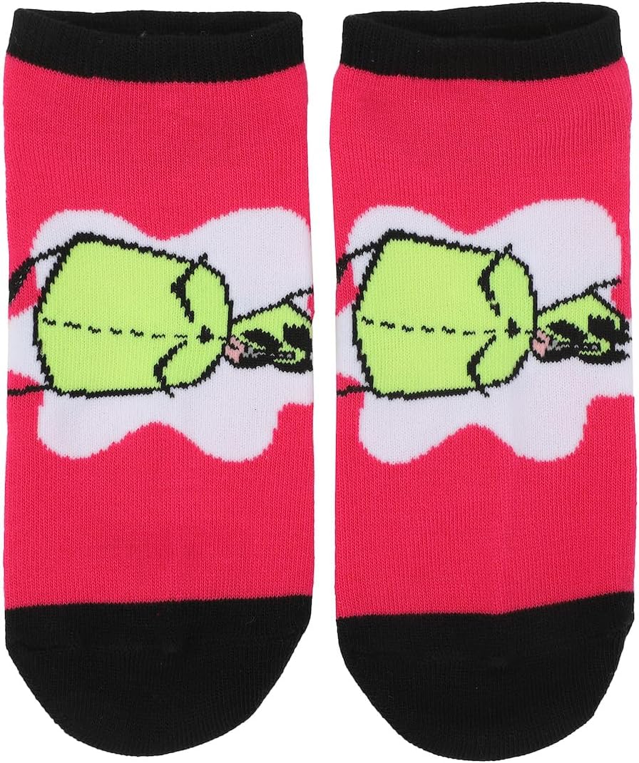 Bioworld Invader Zim 5-Pack Womens Ankle Socks