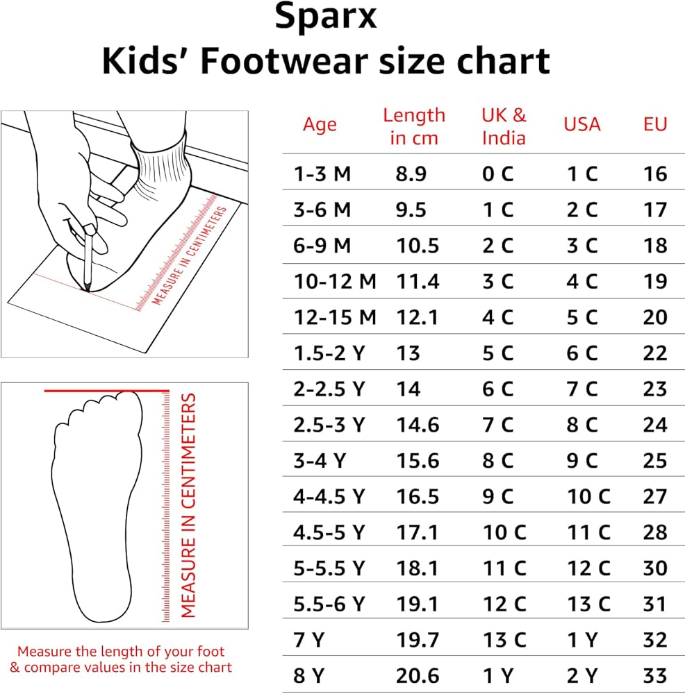 Details more than 121 sparx sandals size chart latest vietkidsiq.edu.vn