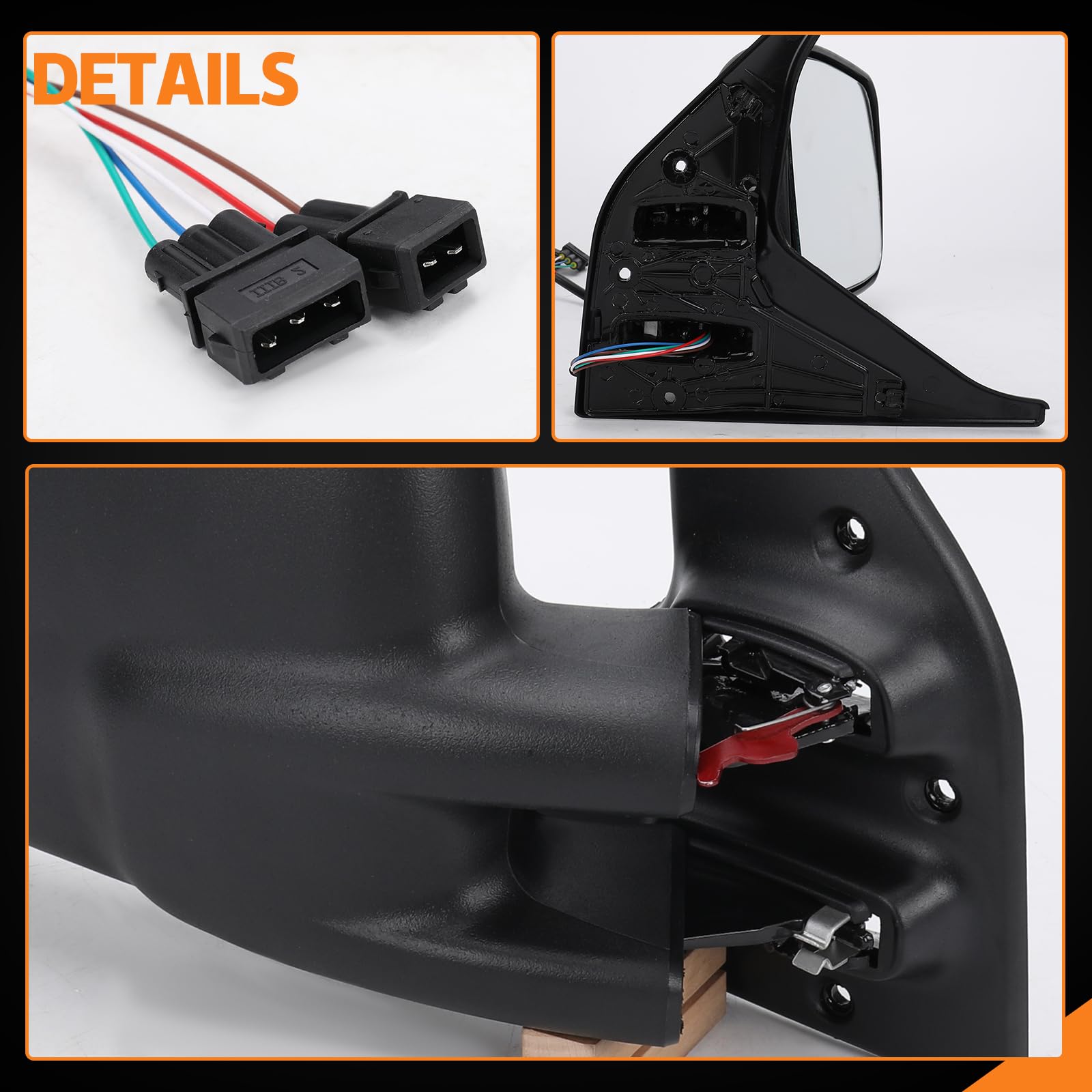 Specchietto Retrovisore Sinistro Per VW T4 1996-2003 - Ricambio Manuale, Vetro Convesso, Plug&play, Non Riscaldato