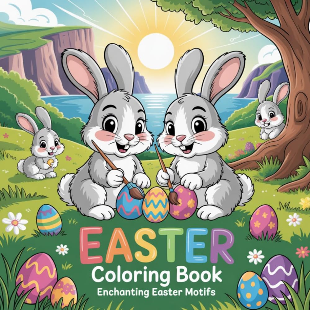 EASTER Coloring Book - Enchanting Easter Motifs
