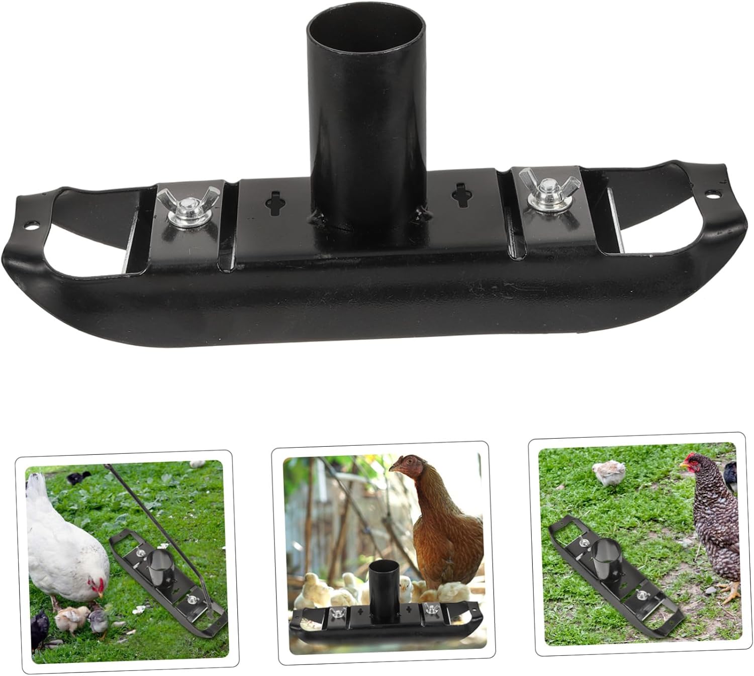 Sosoport 1set Automatic Chicken Feeder Homogenizer Food Mixing Tool for Poultry Stainless Steel Design for Efficient Mixing for Outdoor Use and Performance