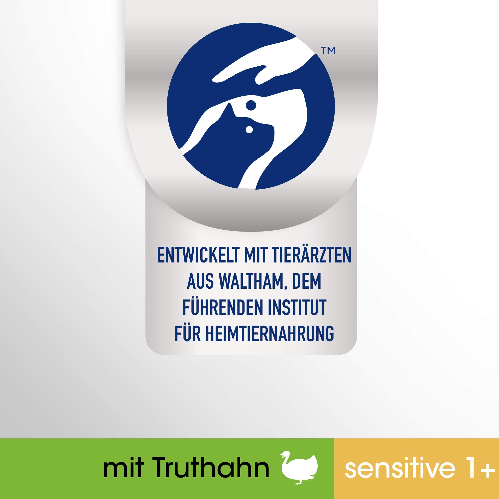 Perfect Fit Sensitive 1+ – Trockenfutter für erwachsene, sensible Katzen ab 1 Jahr – Reich an Truthahn – Ohne Weizen und Soja – Unterstützt die Verdauung – 4 x 1.4 kg