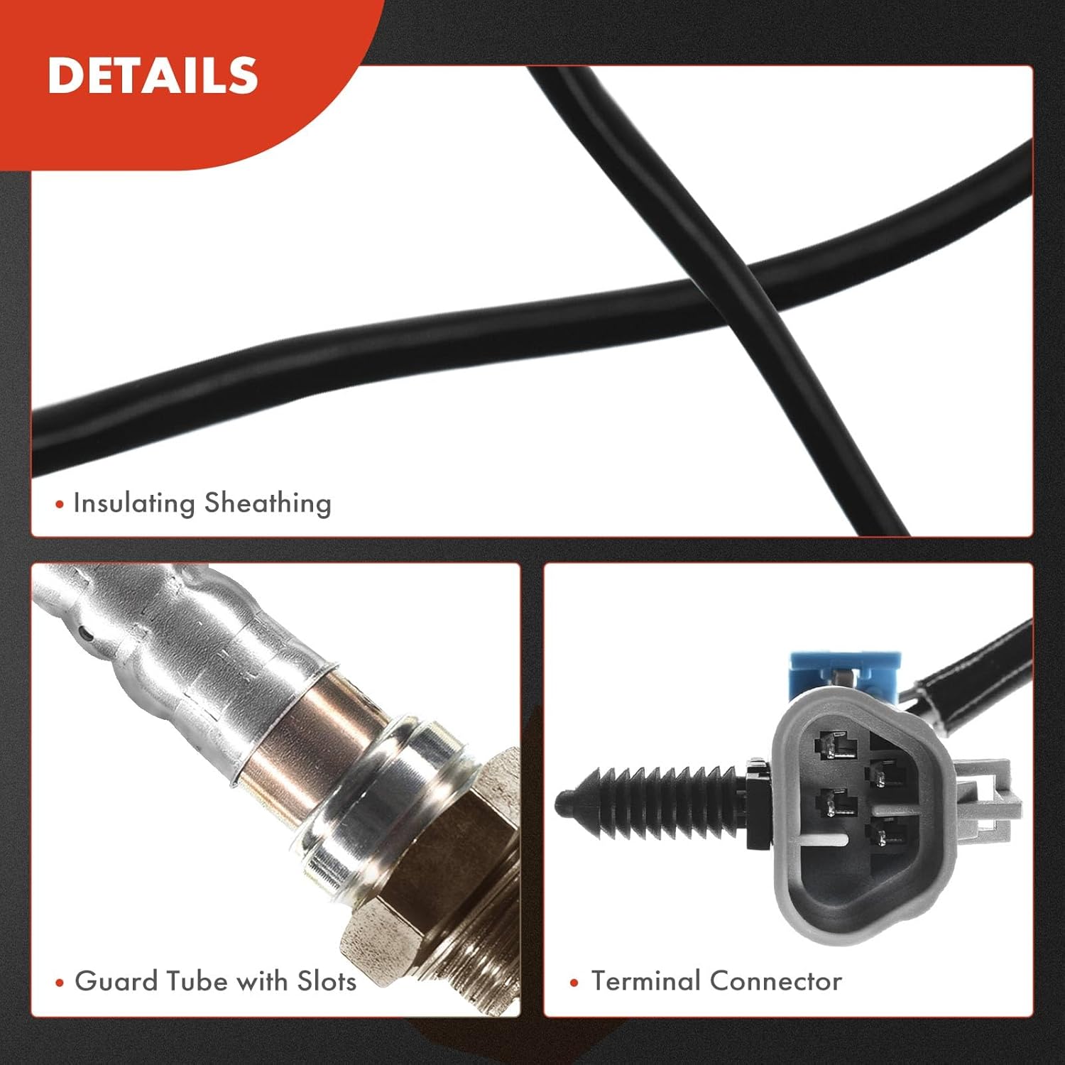 A-Premium O2 Oxygen Sensor Compatible with Hummer H3 2006, L5 3.5L, Upstream and Downstream, 2-PC Set, Replace# 12592591, 12592592