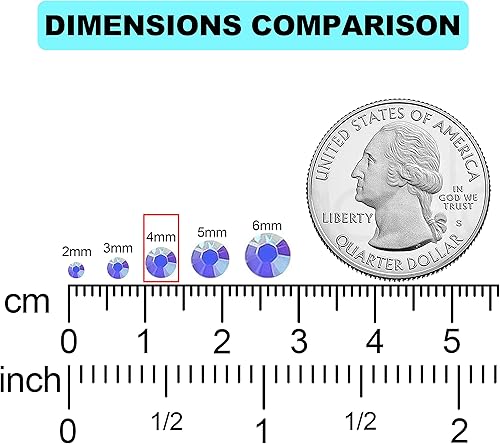 Miniatura 2 de 5000 diamantes de imitación AB de gelatina, diamantes de imitación de resina no termofijos, diamantes de imitación con parte trasera plana,
