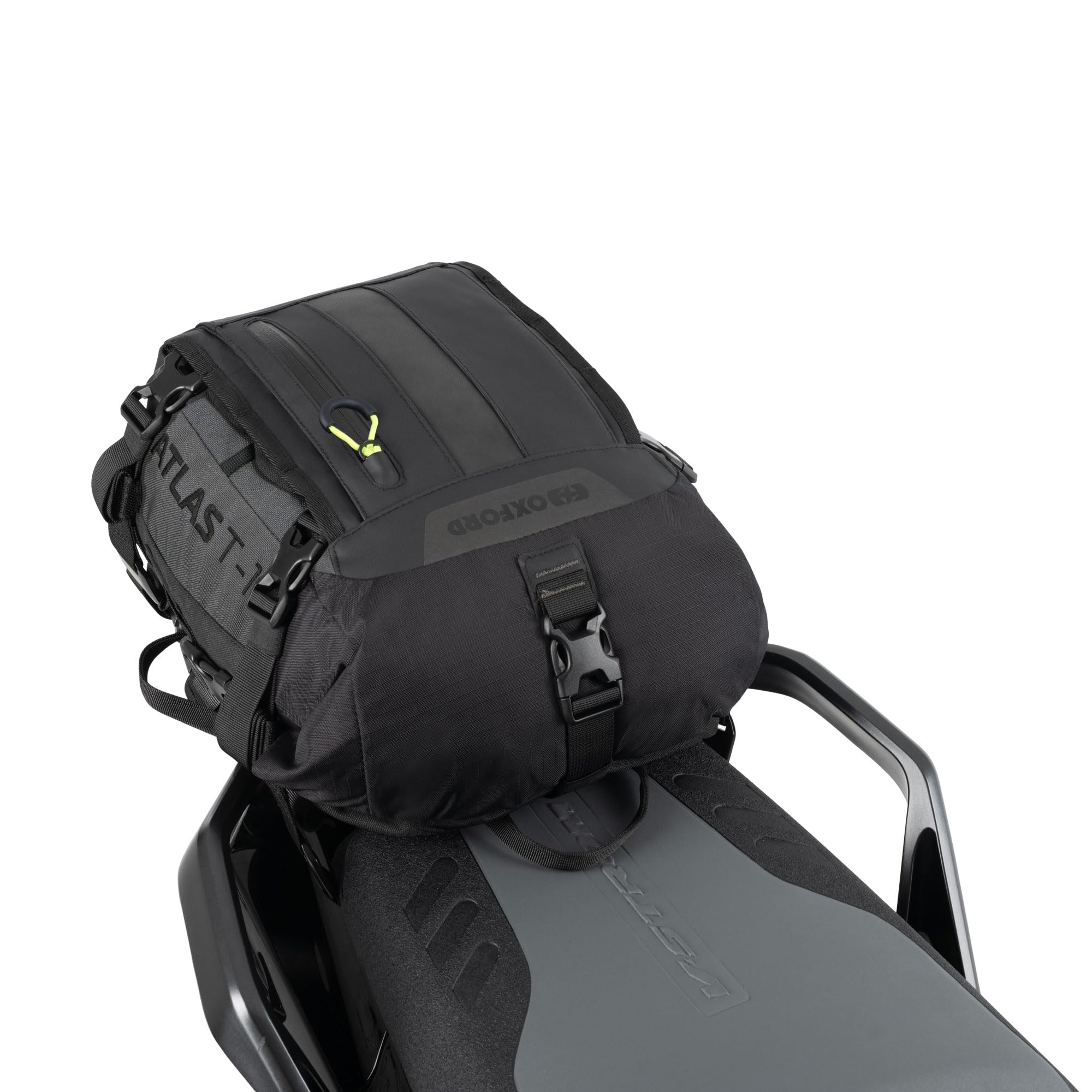 Oxford Atlas T-10 Advanced Tourpack Modular Motorcycle Luggage, 10l, Charcoal/Black