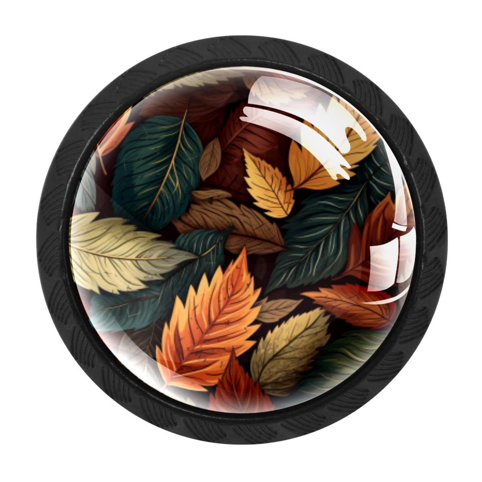 Chenzzzz Multicolored 07 4 Pack Thanksgiving Leaves Kitchen Cabinet Knobs Drawer Knobs Door Dresser Handles For Personalized Gifts Great For Any Occasion