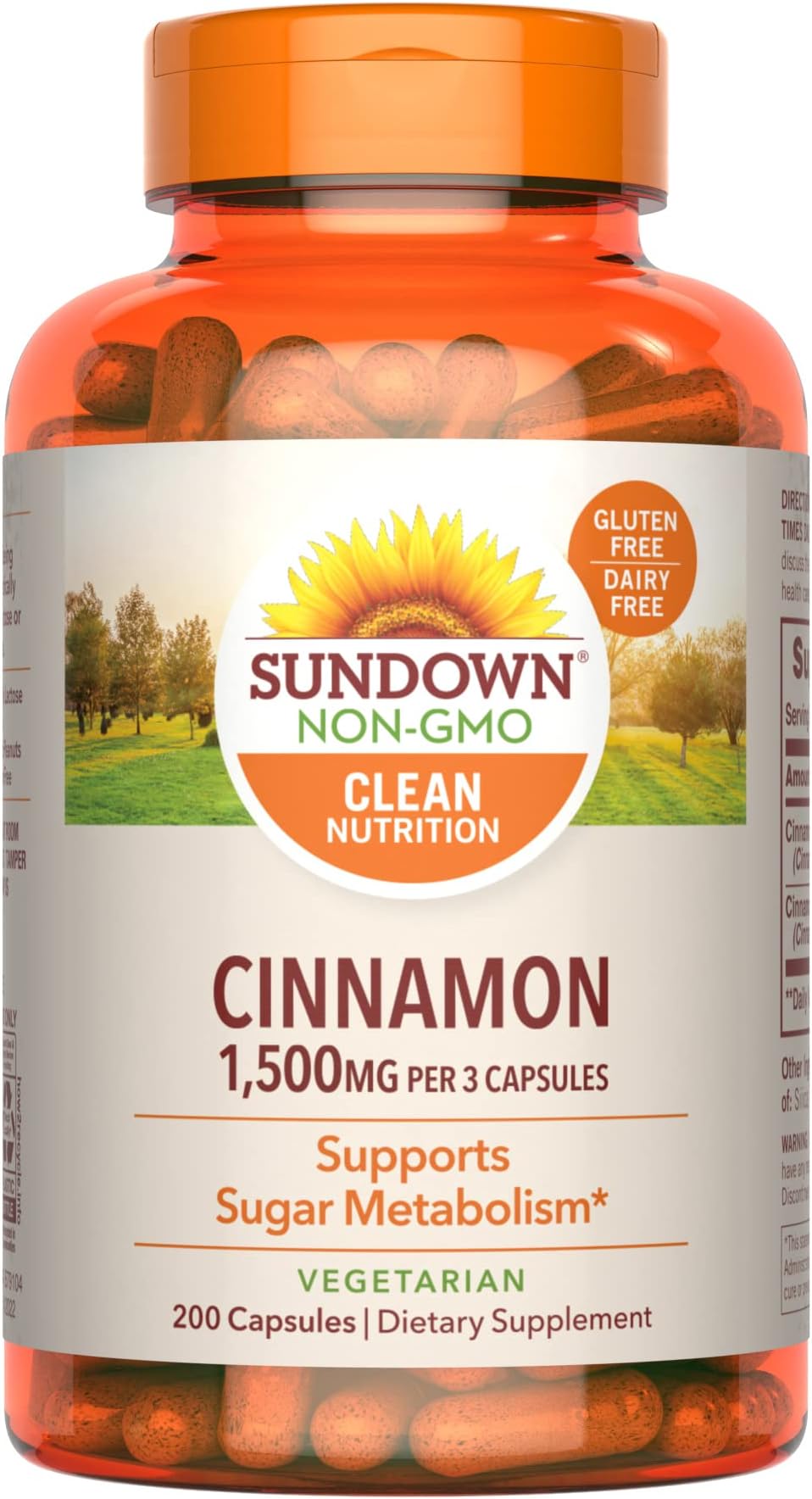 Sundown Cinnamon 1000 Mg 200 Caps