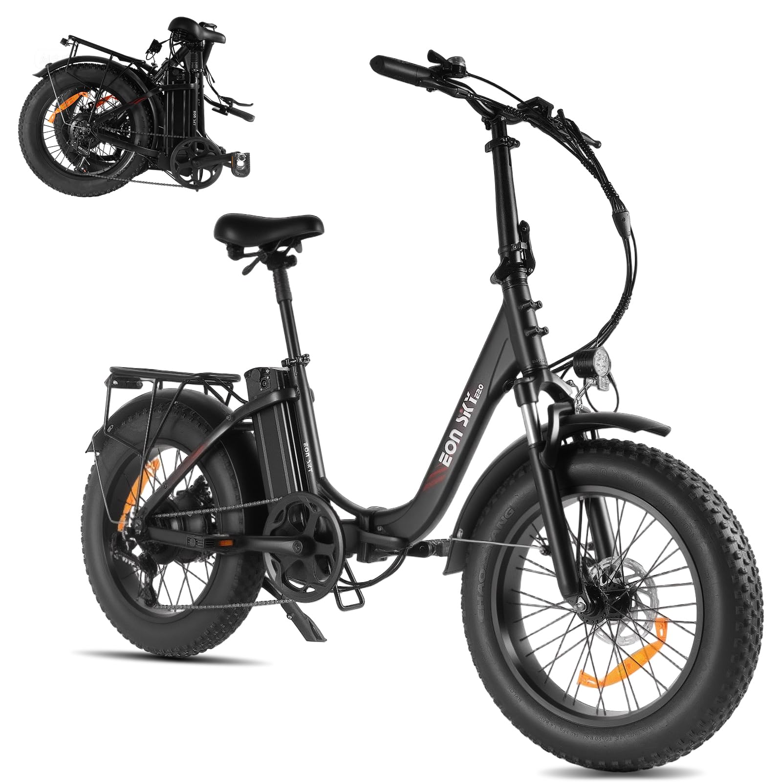 vélo électrique Femme，20 inch vélo électrique 48V 15.6Ah Batterie, Velo Pliant Adulte 7 Vitesses avec écran，25 km/h avec Moteur de 250 W
