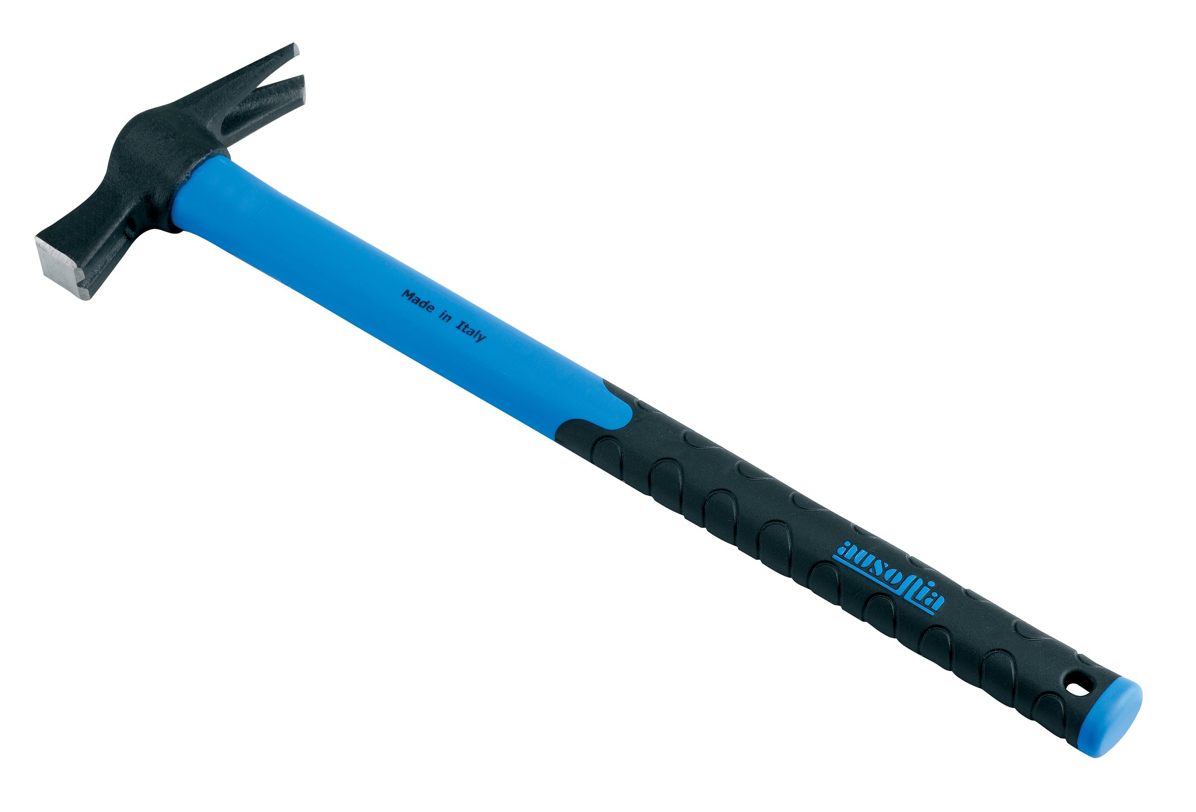 Marteau De Charpentier Aimanté AUSONIA 400g - Tête Forgée Acier C45, Manche Fibre De Verre 45cm Antidérapant - Pour Clouter, Démolition, Bricolage
