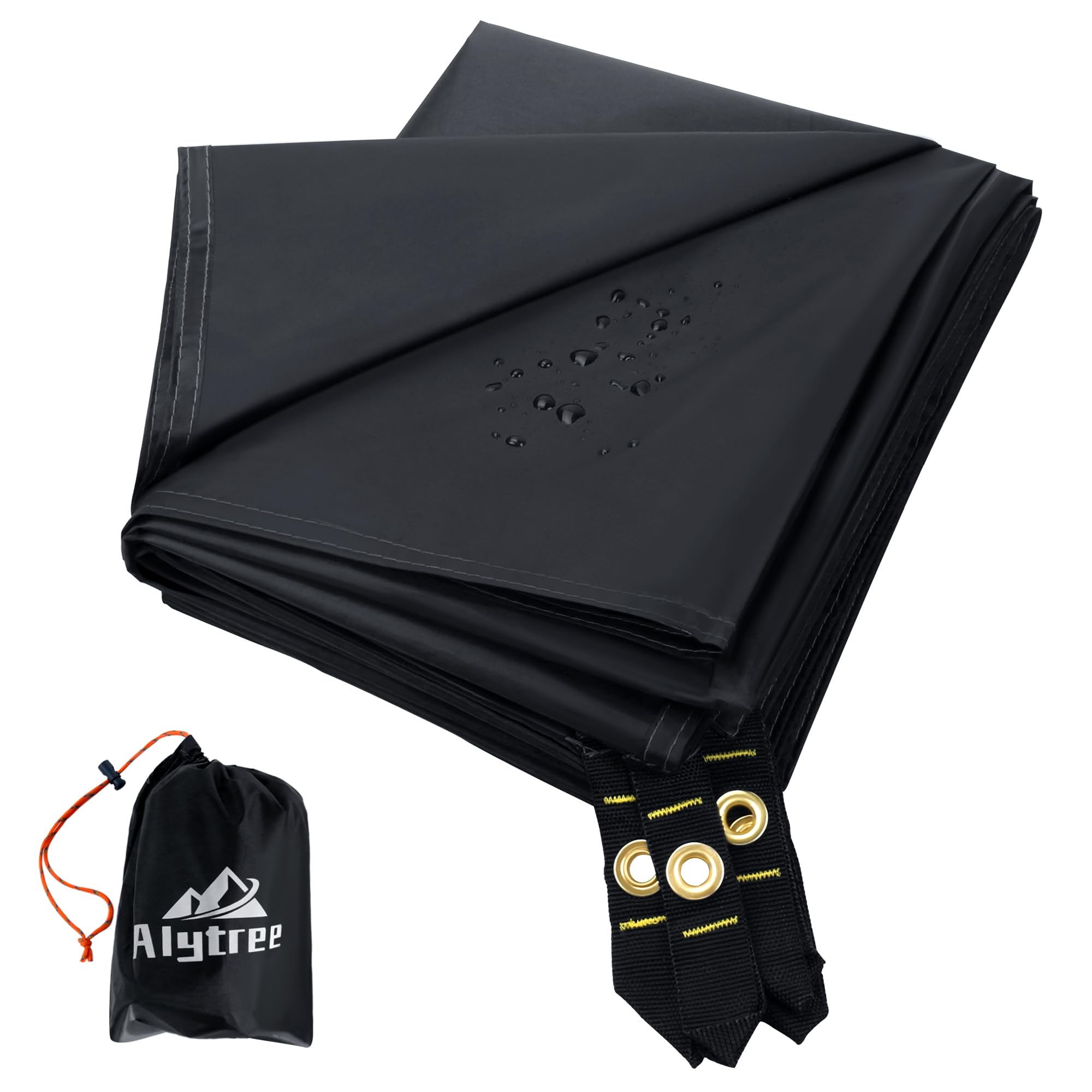 Alyoen Camping Tarp Tent Footprint, Ground Sheet for Camping, Multi-Purpose Waterproof, Camping Essentials, Tent Carpet & Mat, Tarpaulin for Hiking, Backpacking, and Beach Use，219cm x 79cm