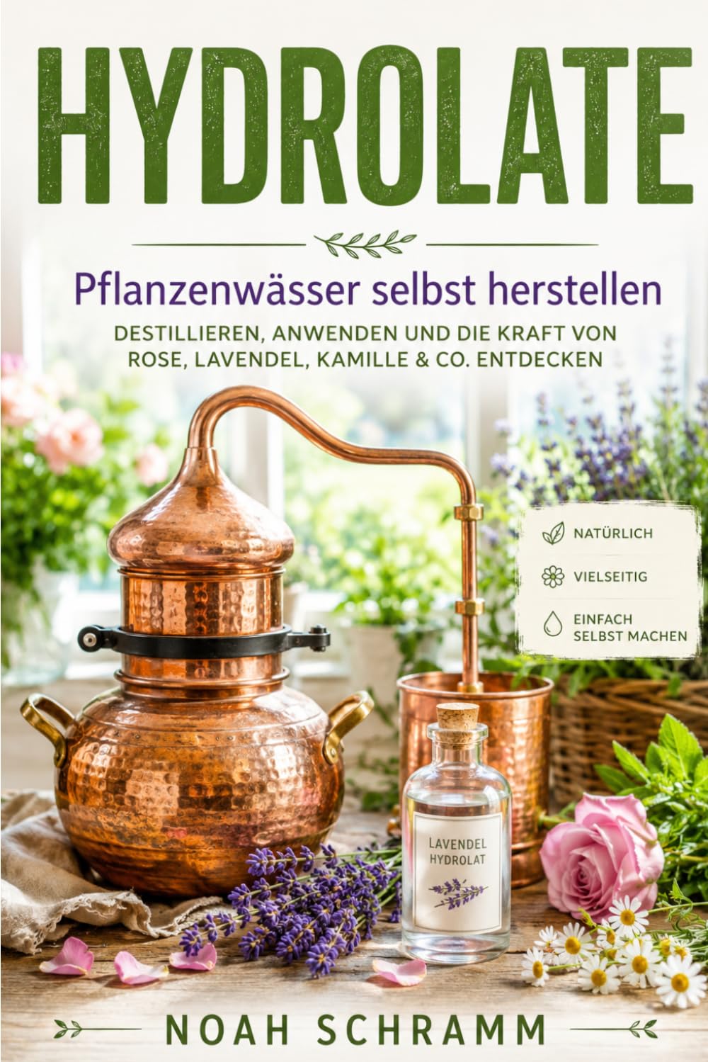 HYDROLATE - Pflanzenwässer selbst herstellen und anwenden - Destillation einfach erklärt - DIY-Rezepte mit Rose, Lavendel, Kamille, Salbei & Co. - Natürliche Pflege, Haushalt und Wohlbefinden