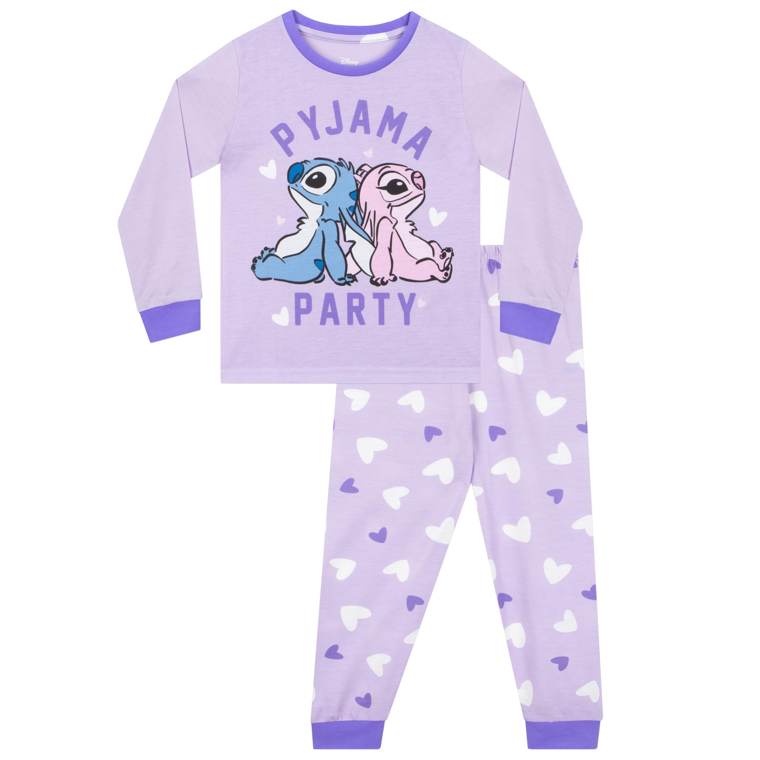 Disney Pijamas Stitch Niña | Pijama Familiar A Juego | Stitch Y Angel Pijama Niña | Pijamas Familiares Iguales