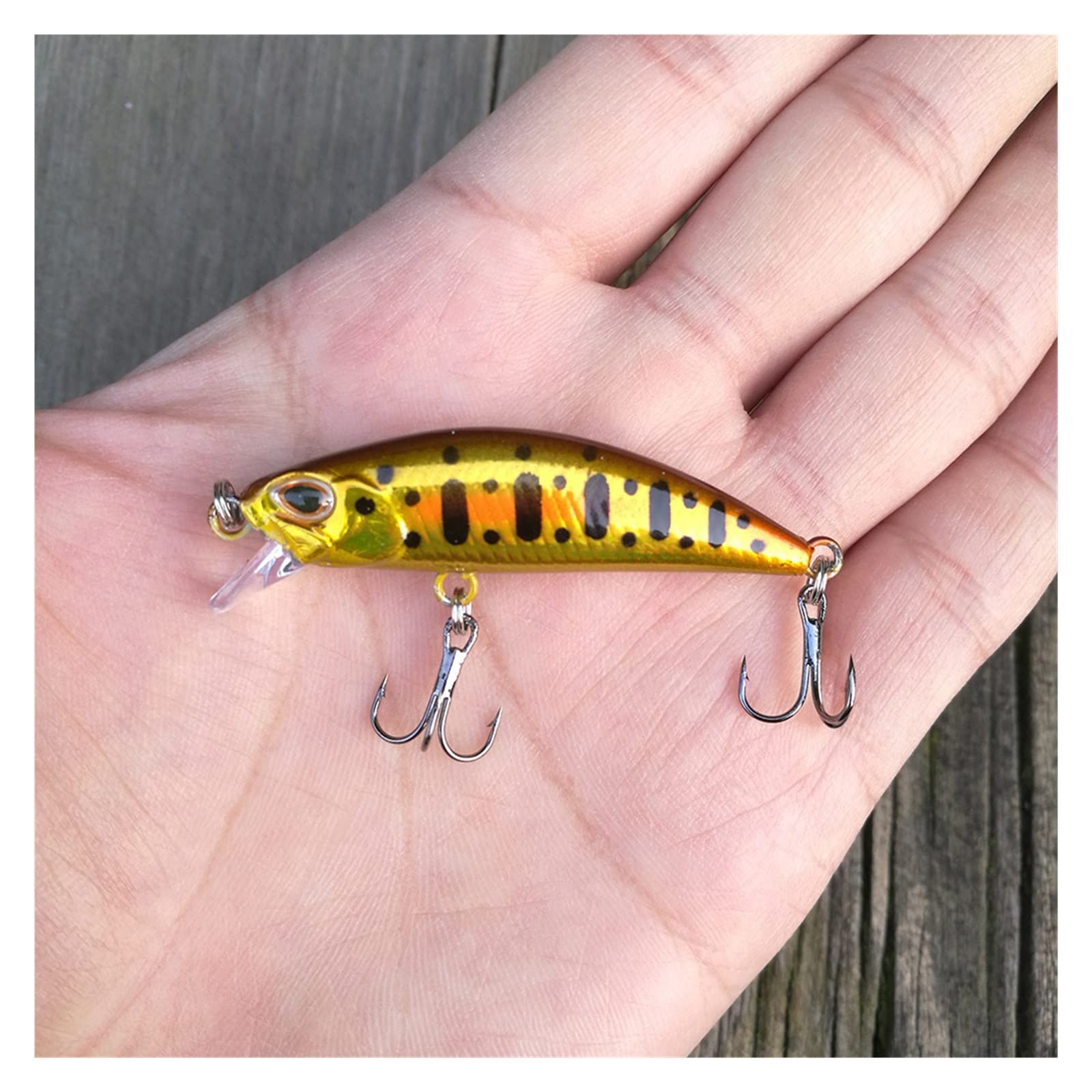 XILILHC 10 Uds Cebo Artificial Que Se Hunde Señuelos De Pesca Wobblers | Aparejos de pesca con cebo de baño de río, cebo de carpa