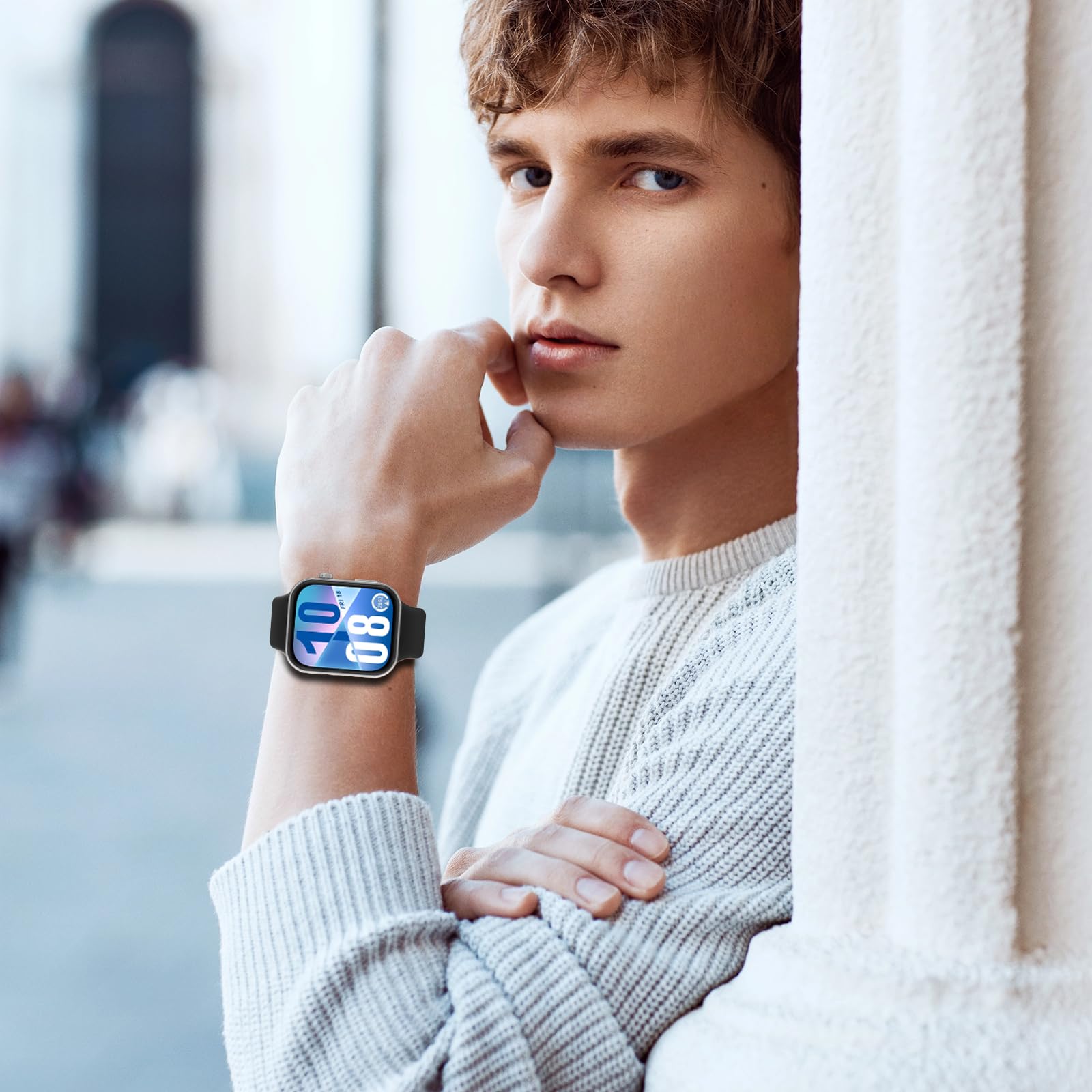 Cinturino Compatibile per Huawei Watch Fit 5/5 Pro / 4/4 Pro / 3 Cinturini Ricambio Donna Uomo Sport Bracciale (nessun Tracker)