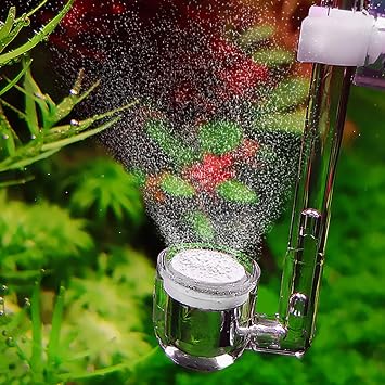 Aquarium CO2 System Bubble Diffuser U Shaped Atomizer Arcylic Tube with Suction