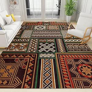 Amazon.com: African Style Traditional Ethnic Runner Rugs 3x6 Geometric ...