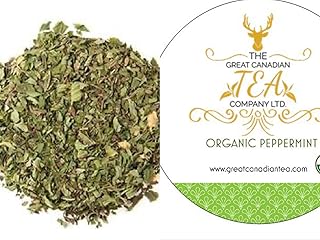 The Great Canadian Tea Company - Peppermint Loose Leaf Tea - Organic Leaf from Washington State - Organic Peppermint (100 Gram)