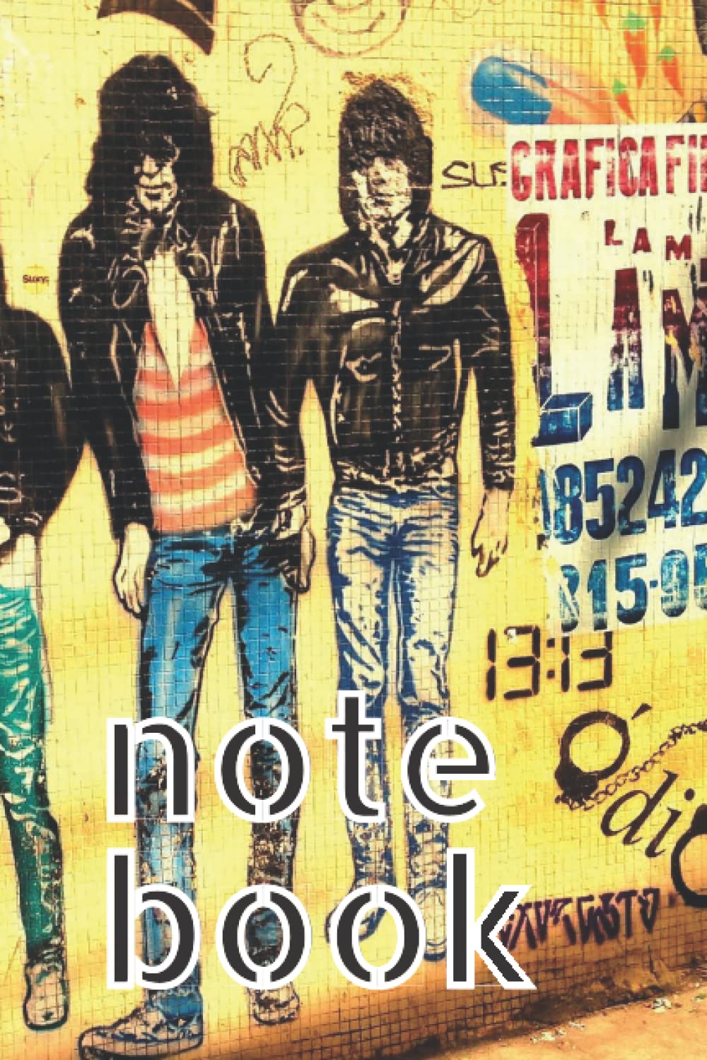 Notebook: ramones punk graffiti notebook
