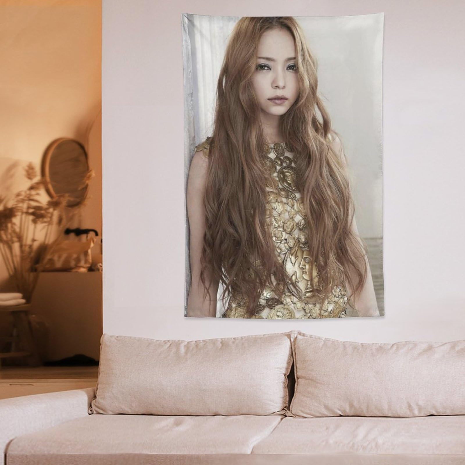 Amazon.co.jp: 安室 奈美恵 (4) タペストリー ポスター 壁飾り 背景布