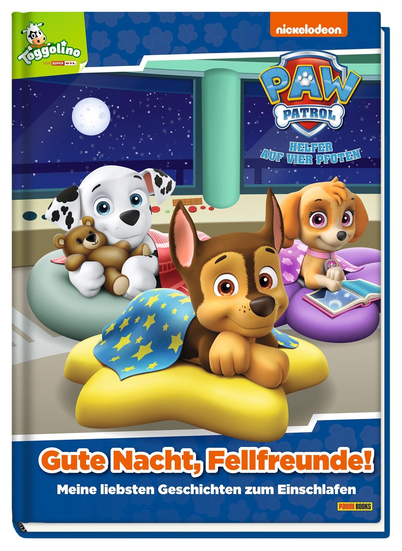PAW Patrol + Buch + Gute Nacht, Fellfreunde! Meine liebsten Geschichten zum Einschlafen