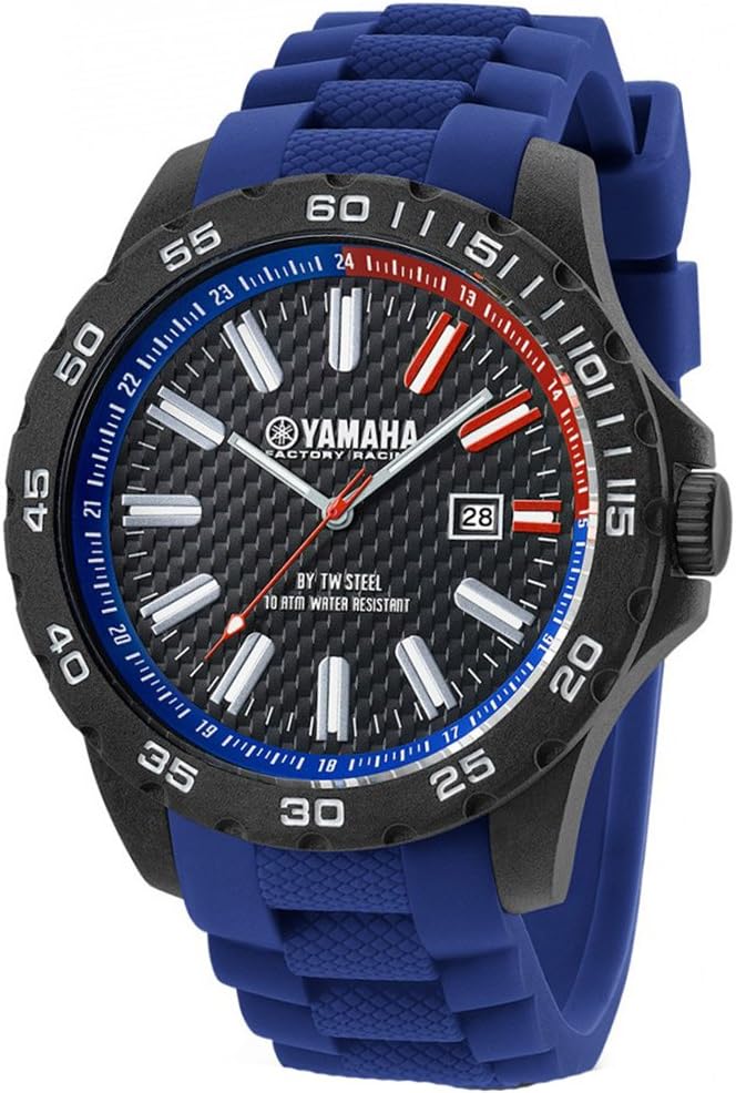 TW Steel Yamaha Y2 45mm blk dial blue si