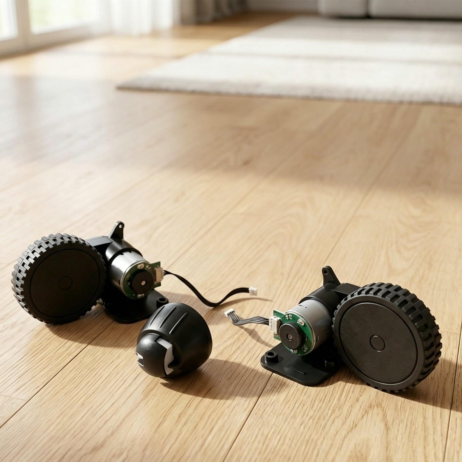 Ruote Ricambio Robot Aspirapolvere 3 Silenziose Ruote Ricambio