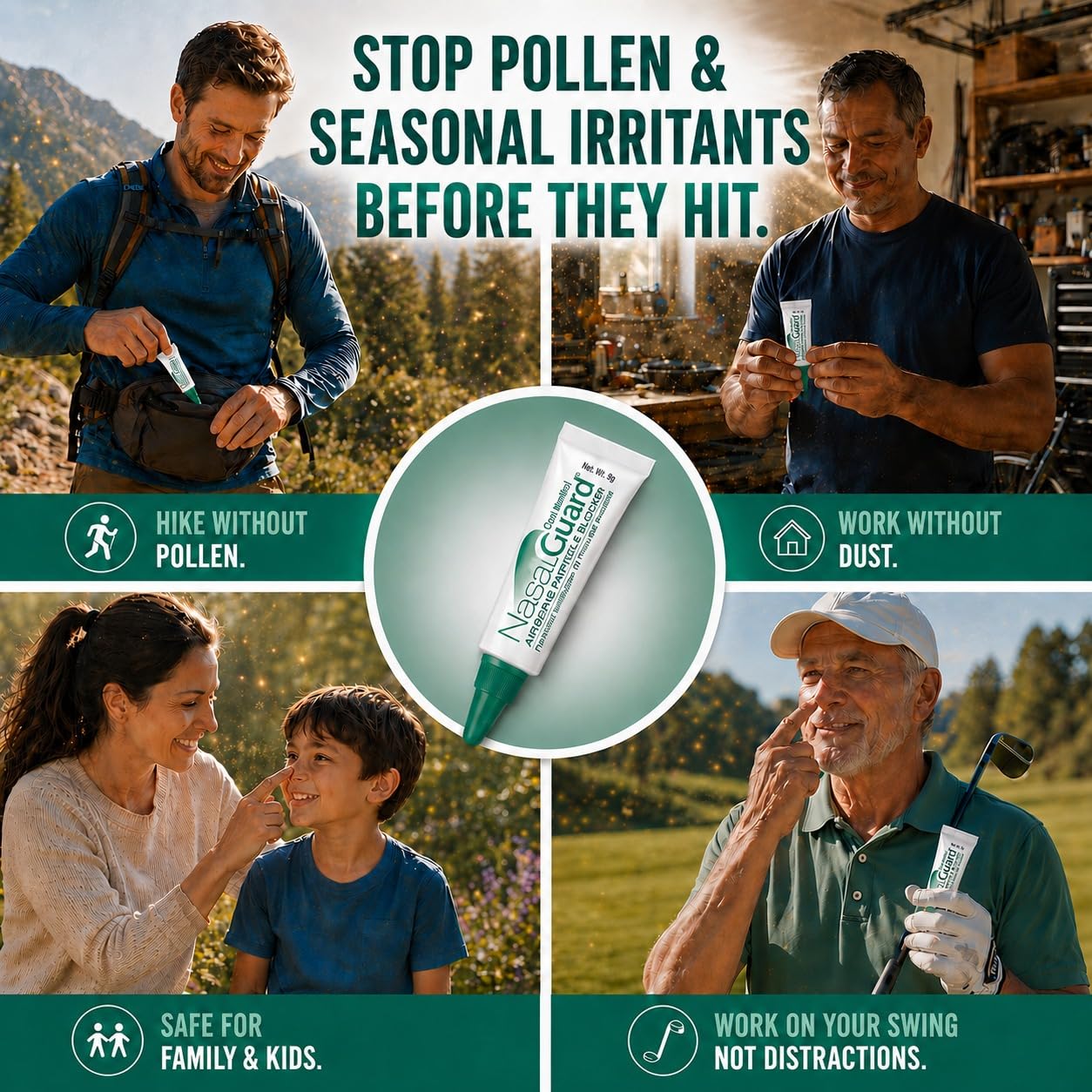 Nasal Filter Gel, Block Seasonal Pollens, Cool Menthol 3g — Amazon image 5