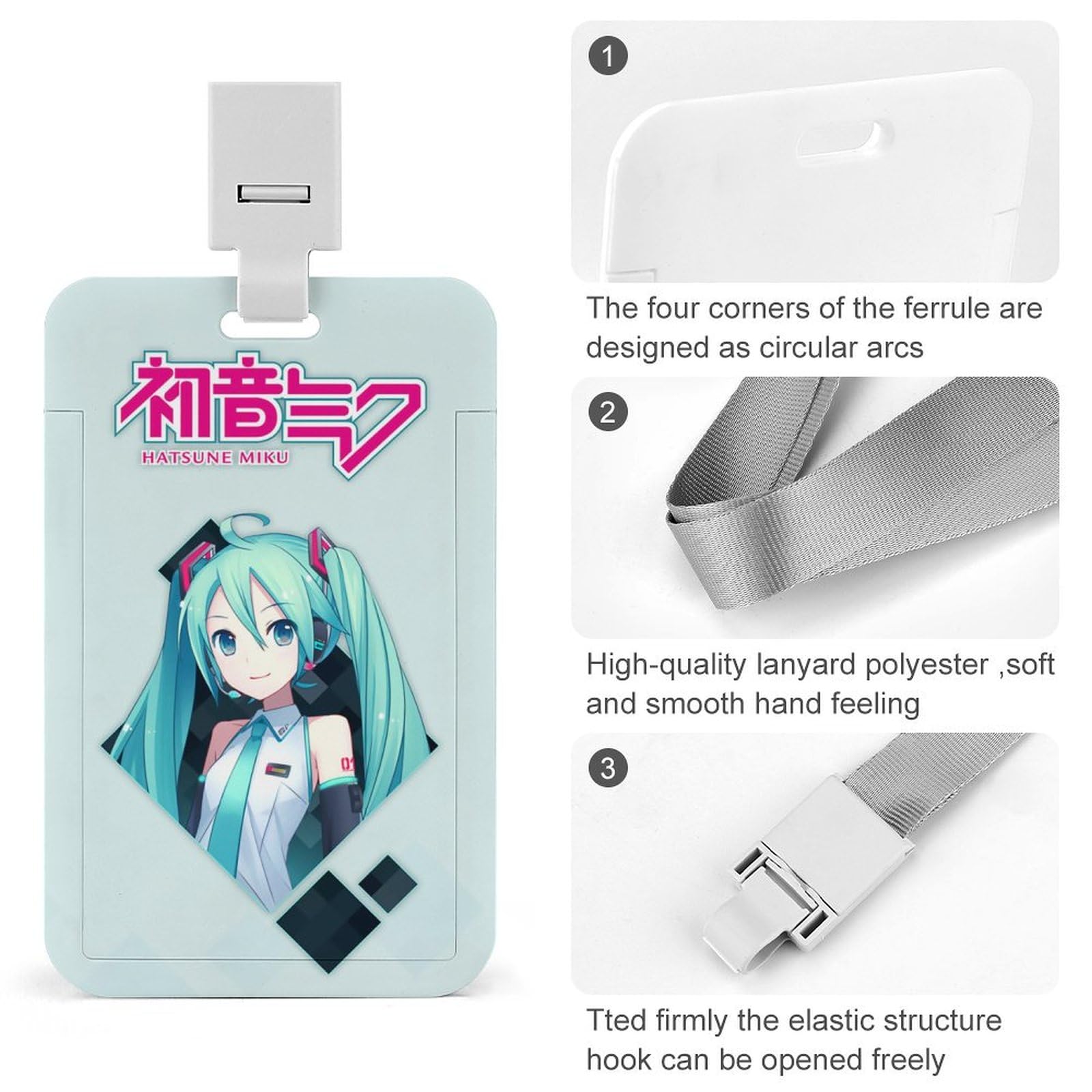 Amazon.co.jp: IDカードホルダー 初音ミク Miku 美少女 萌え