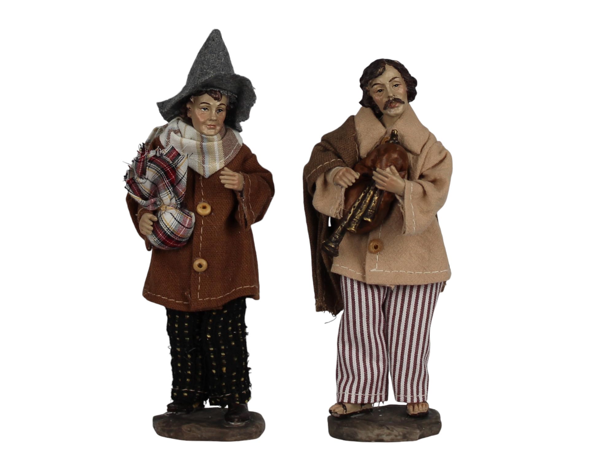 ZICOM Ankleidefigurenset Nazareth, Krippenfiguren alpenländisch ca. 16cm 12-TLG. Polyresin bekleidet