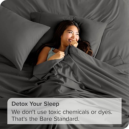 Miniatura 10 de Bare Home Sábana encimera King  Sábana superior ultrasuave de 1800 hilos premium  Lujo de hotel  Doble cepillado  Fácil cuidado  Solo 1 sábana