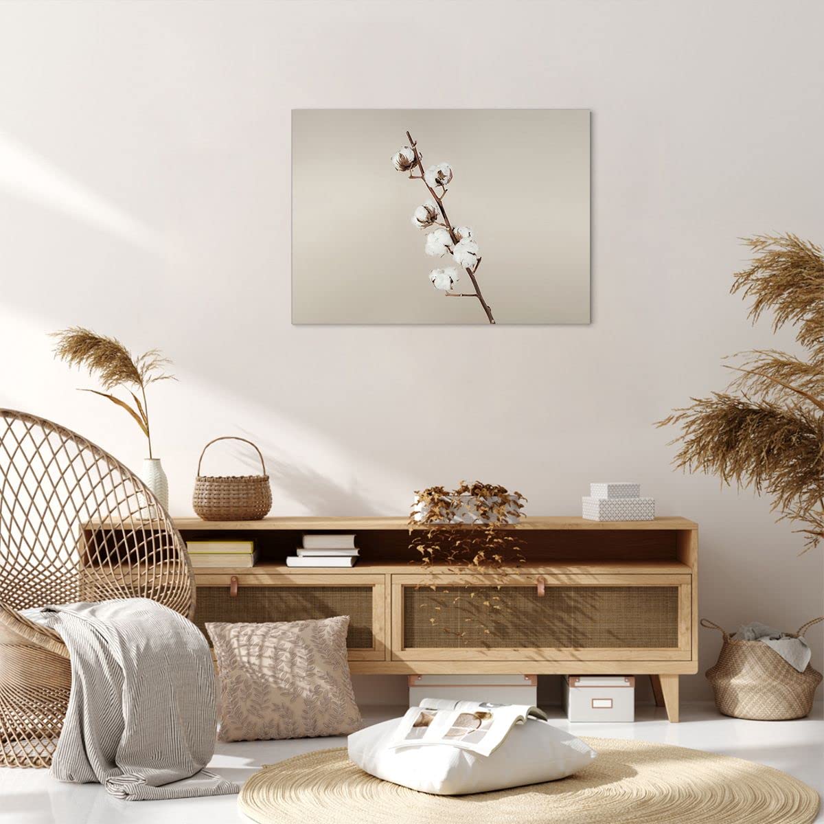 Tableau Sur Toile Moderne Boho 70x50cm - Décoration Murale Salon Chambre Cuisine - Art AA70x50