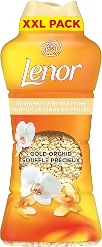 Lenor Laundry Perfume Scent Booster 735g, Gold Orchid, Non-Stop Freshness Up to 12 Weeks in Storage, Granules - 1