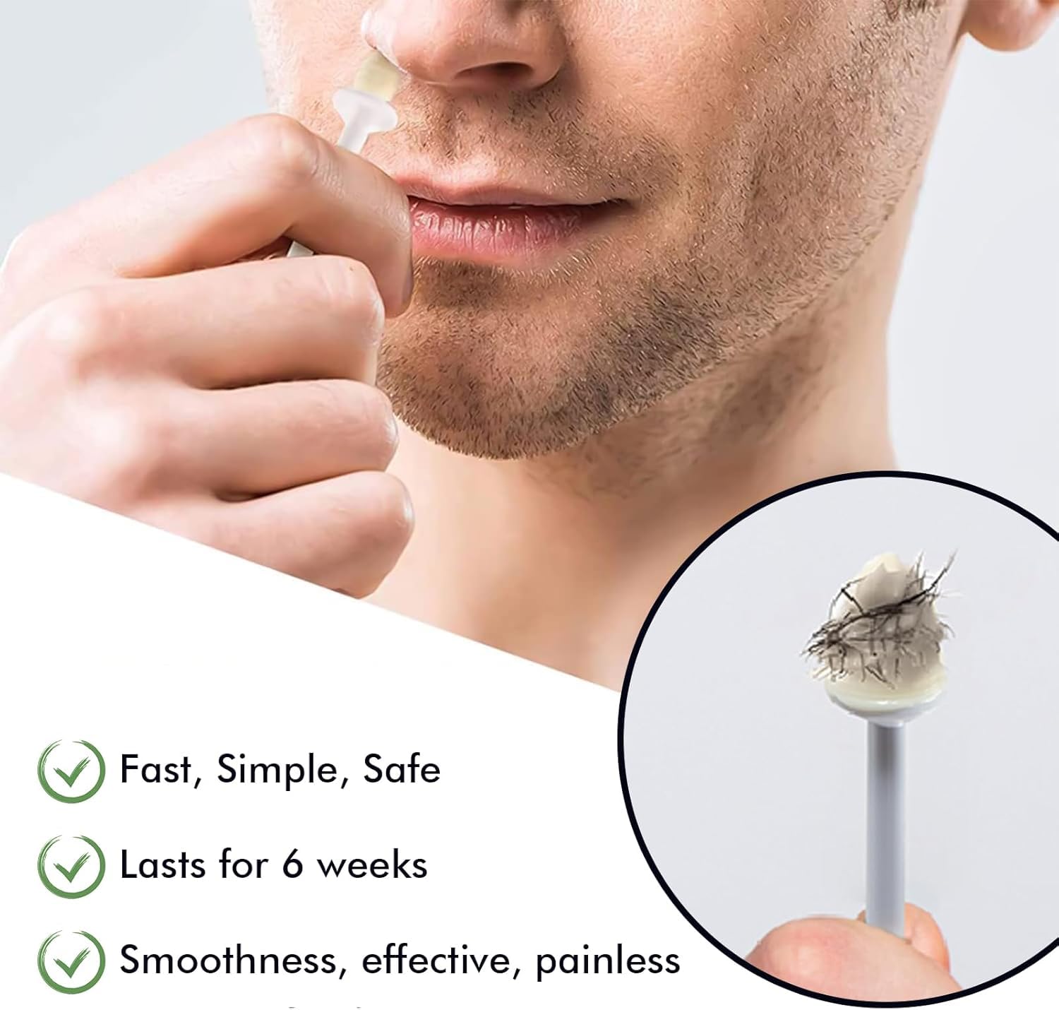 Nose Hair Waxing Kit for At-Home Grooming