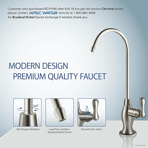 Miniatura 7 de APEC sistema para filtro de agua potable por ósmosis inversa ultra seguro de nivel superior supremo certificado alcalino mineral pH alto flujo 90