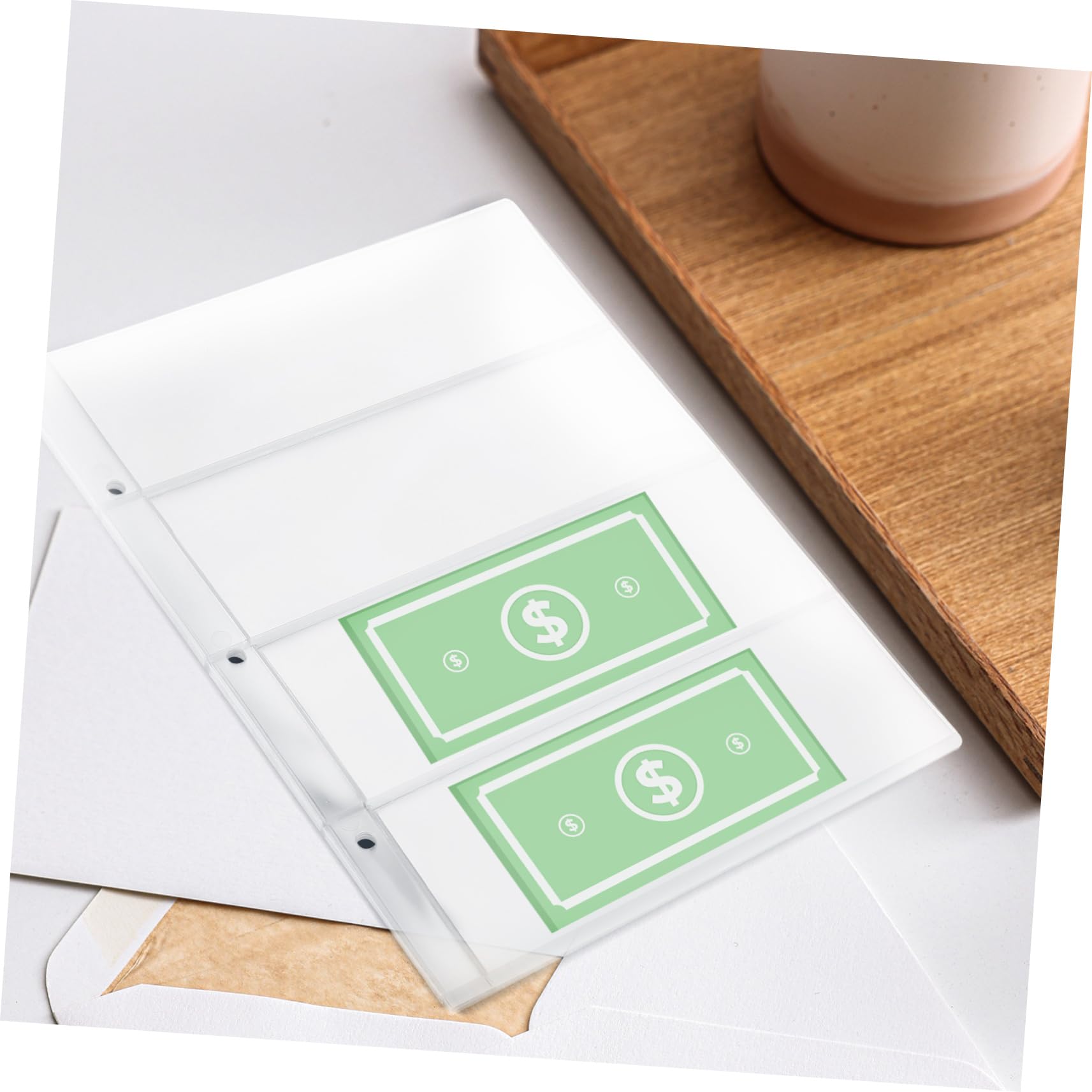 Amazon｜Zerodeko 10個 コインコレクションのページ 紙幣のスリーブ クーポン保存ページ プラスチックの通貨ページ 現金収集アルバム  お札ディスプレイホルダー ドル紙幣ホルダー お金の収納ケース 現｜収納ケース・ボックス オンライン通販