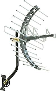 Outdoor HD Digital TV Antenna, Long Range Smart TV Antenna, Supports 4K 1080P HD Smart TV VHF UHF, J Mount Included for Attic or Outdoor, Weather Resistant, 29884