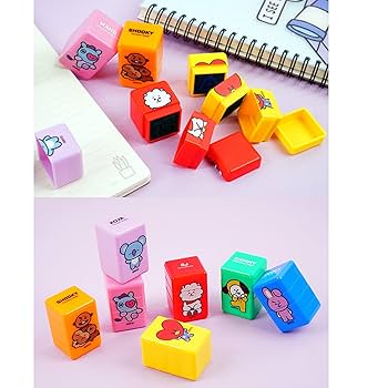 Amazon.com : B.T.21 B.T.S Official Merchandise 3-Layer Stamp