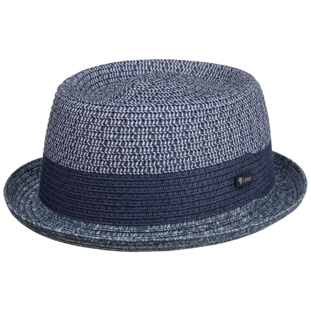 Lipodo Ennario Pork Pie Classic Straw Melange Travel in Italy Men Summer
