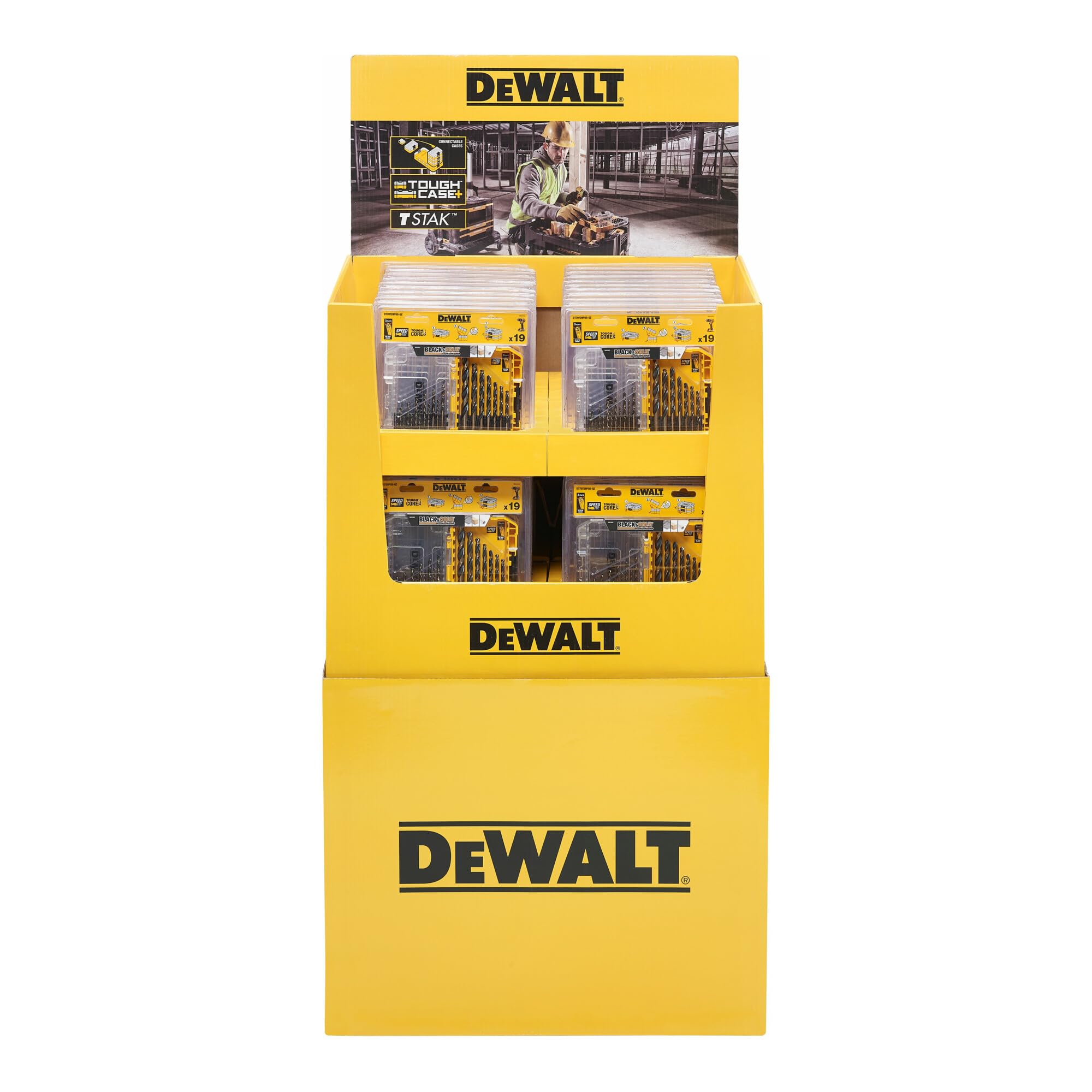 Jeu de forets à métaux HSS-G DEWALT, 19 pces