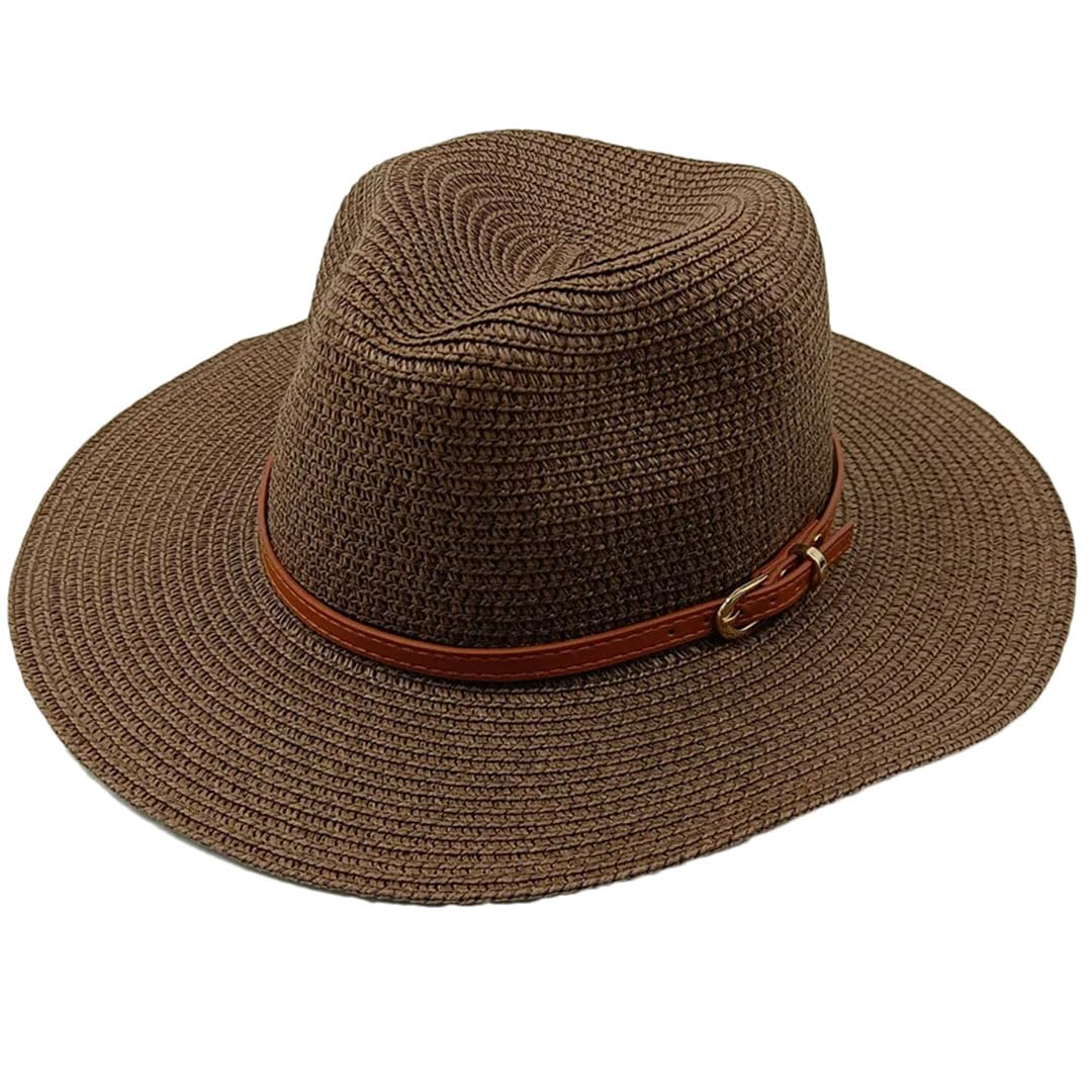 LCUVIMPEX Bucket Hats， Women Straw Sun Hat Multicolor Protection Outdoor Beach(15)
