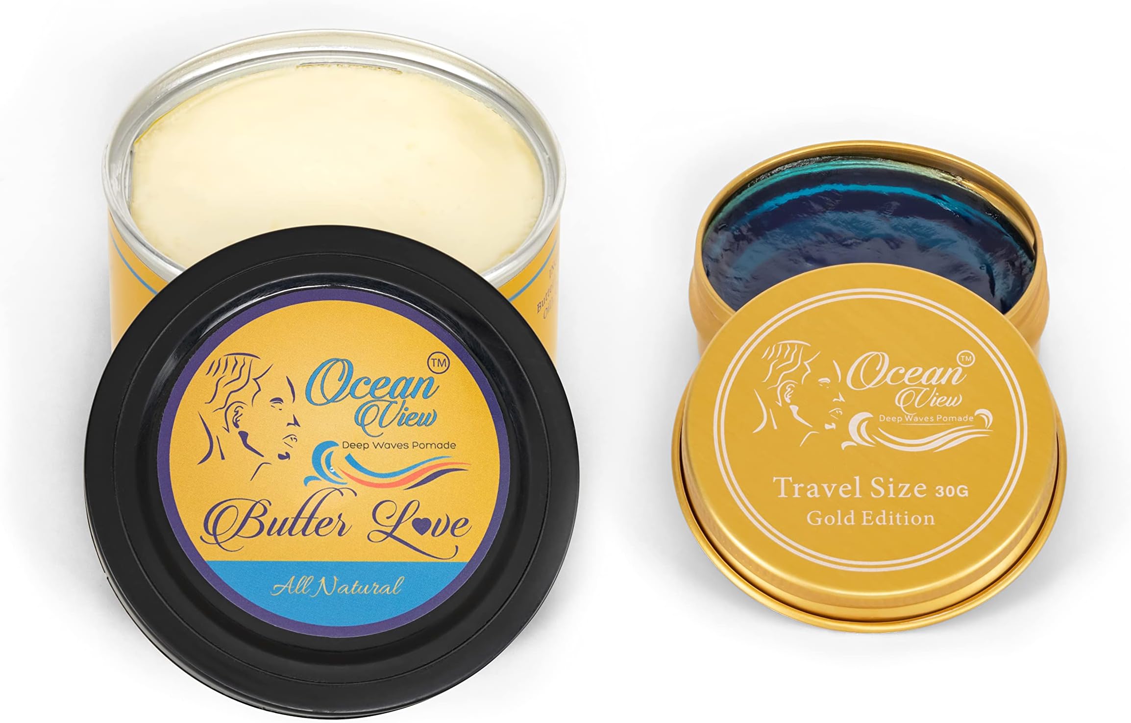 OCEAN VIEW DEEP WAVES POMADEButter Love + Water-Based Wave Grease