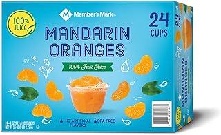 Member's Mark Mandarin Oranges, 4 Ounce (Pack of 24) (2 Pack)