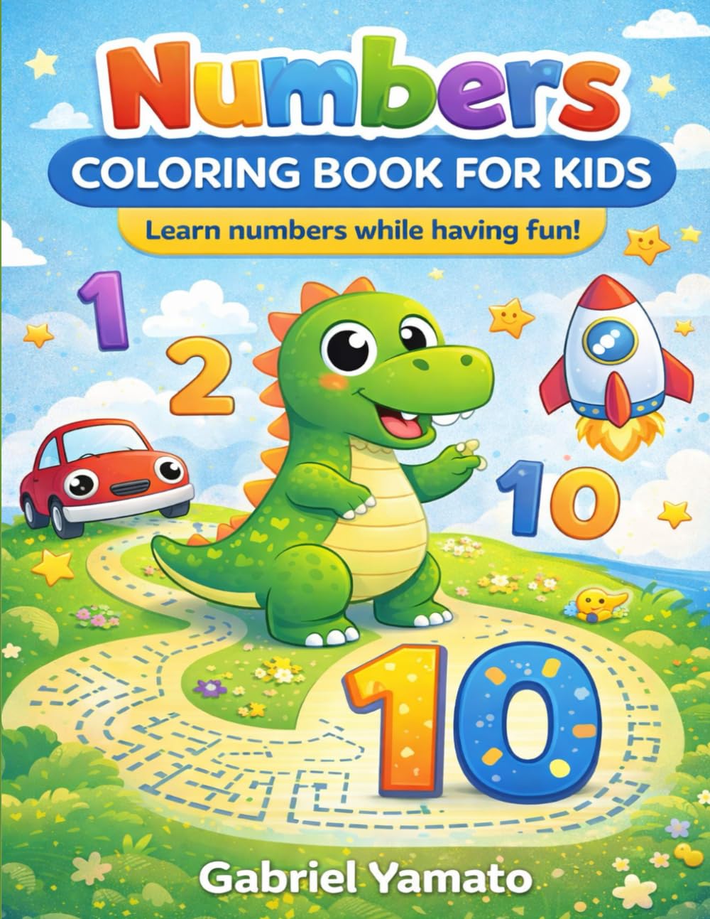 Numbers Coloring Book for Kids: Learn numbers while having fun!