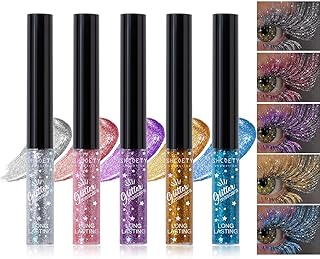 Juego de 5 máscaras con brillantina, encantad...